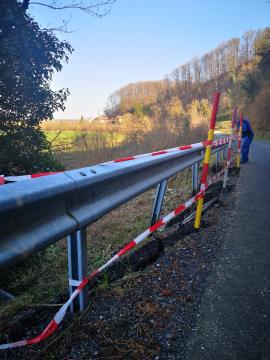 Odpravljanje posledic močnega deževja in ocenjevanje škode